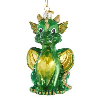 Noble Gems Glass Baby Dragon Ornament 5 inch - Kurt s adler