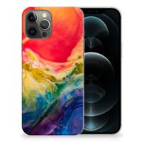 Hoesje maken iPhone 12 Pro Max Watercolor Dark