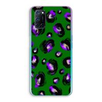 Green Cheetah: Oppo A52 Transparant Hoesje
