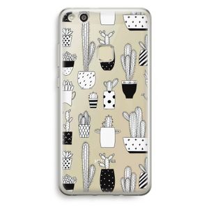 Cactusmotief: Huawei Ascend P10 Lite Transparant Hoesje