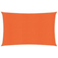 Zonnezeil 160 g/m rechthoekig 3x5 m HDPE oranje