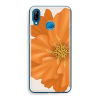 Orange Ellila flower: Huawei P20 Lite Transparant Hoesje