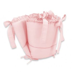 Babybam Bedomrander Royal Ruches Roze-210 X 30 cm