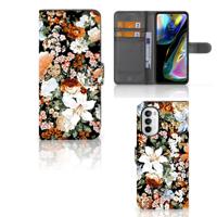 Hoesje voor Motorola Moto G52 | Moto G82 Dark Flowers Hoesje voor Motorola Moto G52 | Moto G82 Dark Flowers