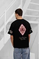 Project X Paris Embroidered T-Shirt Heren Zwart - Maat XL - Kleur: Zwart | Soccerfanshop
