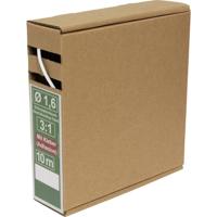 Quadrios 25CA484 Krimpkous met lijm Wit 1.6 mm 0.5 mm Krimpverhouding:3:1 10 m