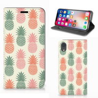 Apple iPhone Xr Flip Style Cover Ananas