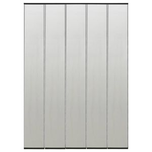 VidaXL Vliegengordijn 10-delig 240x240 cm mesh zwart