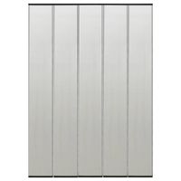 VidaXL Vliegengordijn 10-delig 240x240 cm mesh zwart