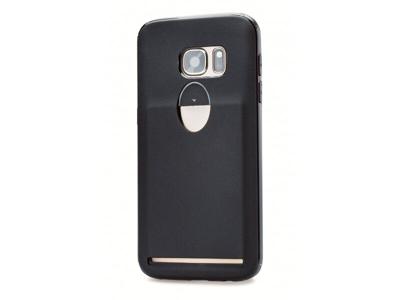 Xccess Xccess Matt TPU Card Case Samsung Galaxy S7 Black