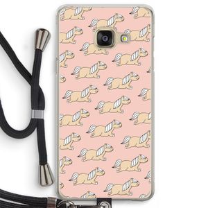 Ponys: Samsung Galaxy A3 (2016) Transparant Hoesje met koord