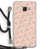 Ponys: Samsung Galaxy A3 (2016) Transparant Hoesje met koord