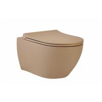 Wandcloset Pack Van Marcke Go Carissa Zonder Spoelrand Mat Latte Go by Van Marcke