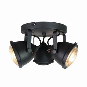 LABEL51 LED Spot 'Moto' 3-lichts, kleur zwart