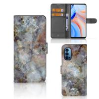 OPPO Reno 4 Pro 5G | Bookcase | Marmer Grijs