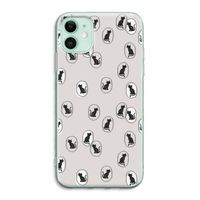 Miauw: iPhone 11 Transparant Hoesje