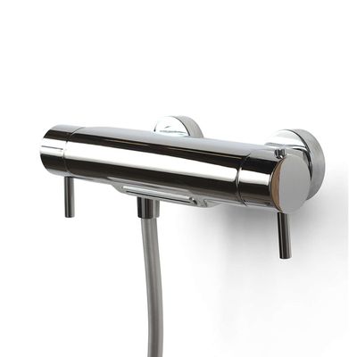 Badkraan Waterval Bongio Squadra Opbouw Thermostatisch met Omstel Chroom Bongio