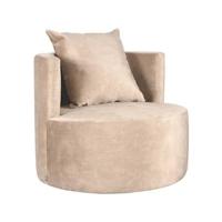 LABEL51 - Fauteuil Evy 90 cm - Nougat Velours