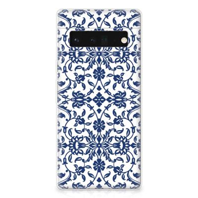 Google Pixel 6 Pro | TPU Case | Flower Blue