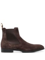 Santoni bottines Detoxify à empiècement élastiqué - Marron