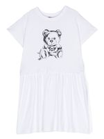 Moschino Kids robe à imprimé Teddy Bear - Blanc - thumbnail