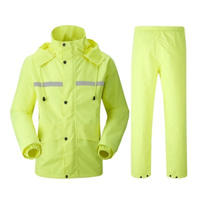 Duurzaam reflecterende motorfiets Split regenjas broek Riding fiets elektrische fiets winddicht waterdicht regen slijtage bij volwassene grootte: M (