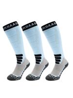 Poederbaas Skisokken Merinowol Pro 3-pack Blauw-43/46