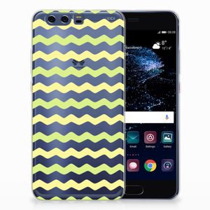 Huawei P10 Plus TPU bumper Waves Yellow