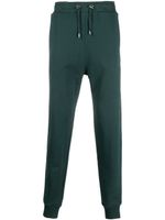 Balmain pantalon de jogging en coton à patch logo - Vert - thumbnail