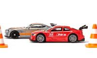 Siku cadeauset Race Mercedes-AMG GT4 Audi RS 5 Racing en BMW M4 incl. 6 verkeerskegels speelgoedauto's metaal/kunststof multicolor met sportvelgen en achtervleugels - thumbnail