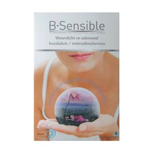 B-Sensible 2 in 1 Topper hoeslaken + matrasbeschermer - Wit - 140x200