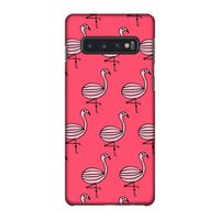 Flamingo: Samsung Galaxy S10 4G Volledig Geprint Hoesje