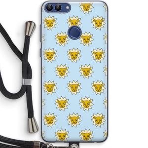 Leeuwenkoppen: Huawei P Smart (2018) Transparant Hoesje met koord
