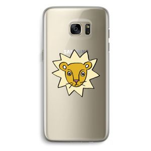 Kleine leeuw: Samsung Galaxy S7 Edge Transparant Hoesje