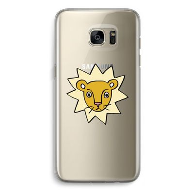 Kleine leeuw: Samsung Galaxy S7 Edge Transparant Hoesje