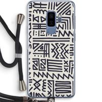 Marrakech print: Samsung Galaxy S9 Plus Transparant Hoesje met koord