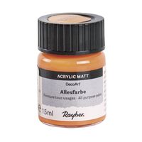 Acrylverf/hobbyverf oranje 15 ml hobby materiaal   - - thumbnail