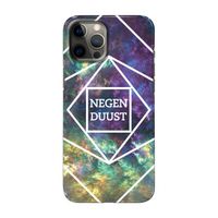 Negenduust ruimte: Volledig geprint iPhone 12 Pro Max Hoesje