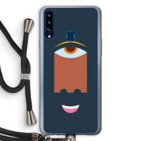 Mono M: Samsung Galaxy A20s Transparant Hoesje met koord