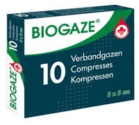 Biogaze Verbandgazen 5x5cm - thumbnail