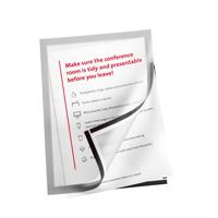 Infokader quantore zelfklevend a3 zilver