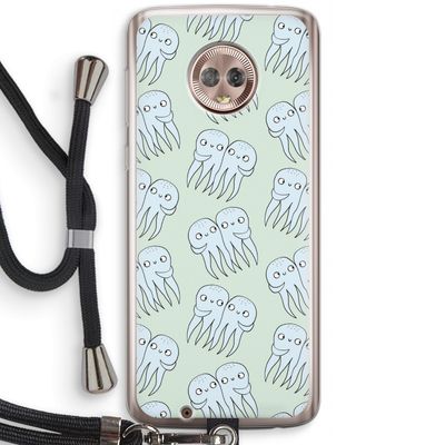 Octopussen: Motorola Moto G6 Transparant Hoesje met koord