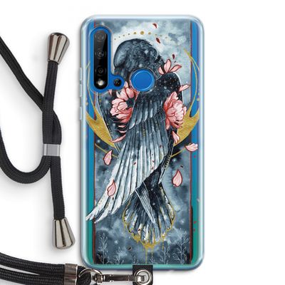 Golden Raven: Huawei P20 Lite (2019) Transparant Hoesje met koord