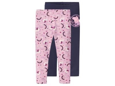 Set van 2 kinder thermoleggings (Donkerblauw/lichtroze, 122/128) Set van 2 kinder thermoleggings (Donkerblauw/lichtroze, 122/128)