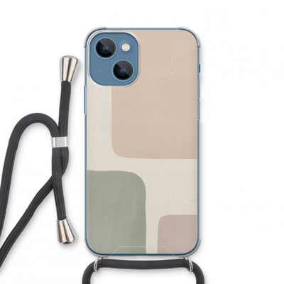Geo #7: iPhone 13 mini Transparant Hoesje met koord