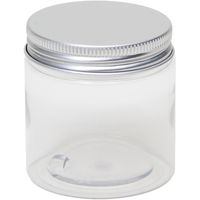 Kunststof mini weckpot/inmaakpot 100 ml met schroefdeksel