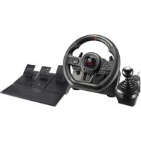 Racestuur - SUPERDRIVE - GS650-X - Handmatige versnellingspook - 3 pedalen - Peddels - PS4 / Xbox