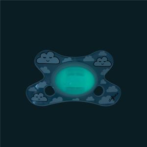 Difrax Fopspeen dental 0-6 maanden glow in the dark