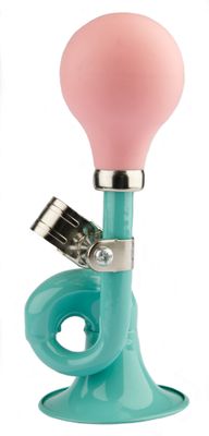 PexKids Fietshoorn lokken - groen met roze bal