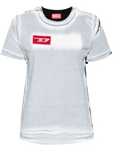 Diesel t-shirt à effet froissé - Blanc